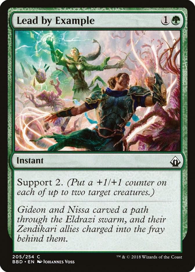 Lead by Example 205 card from Battlebond