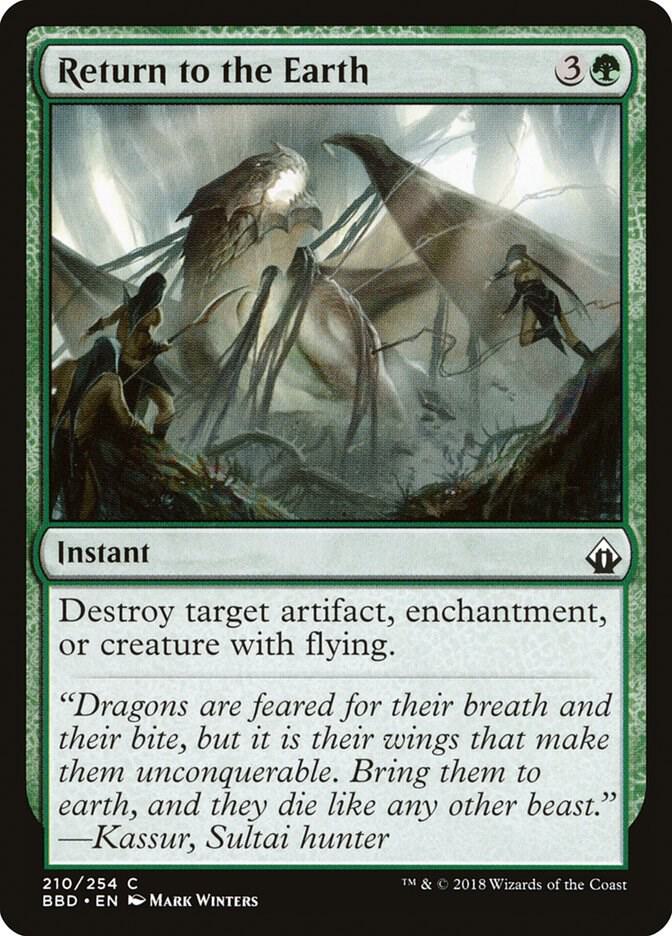 Return to the Earth 210 card from Battlebond