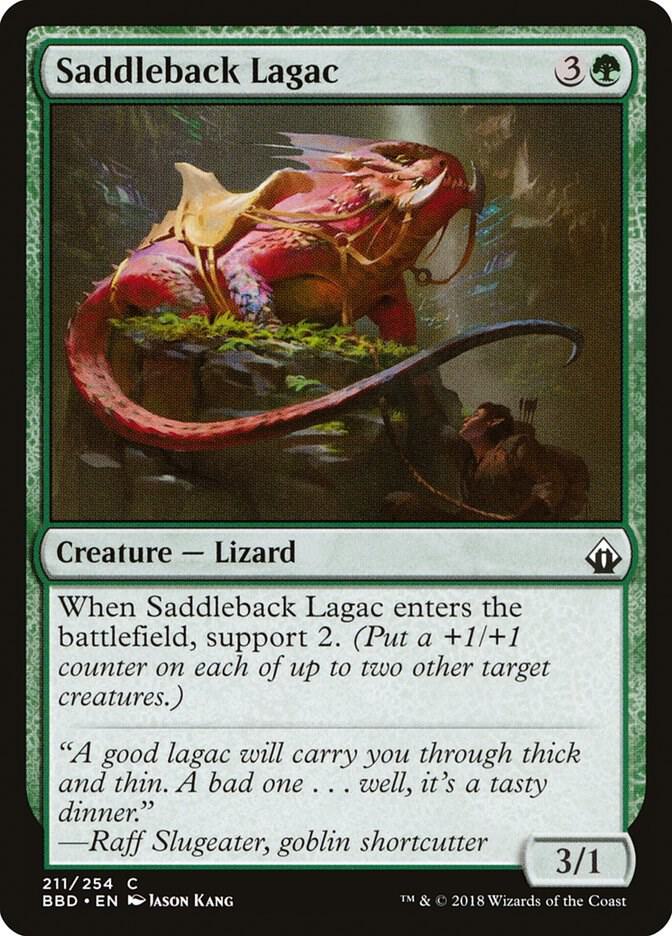 Saddleback Lagac 211 card from Battlebond