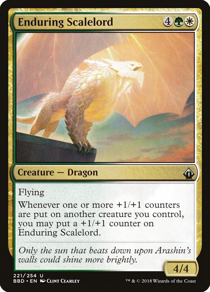 Enduring Scalelord 221 card from Battlebond