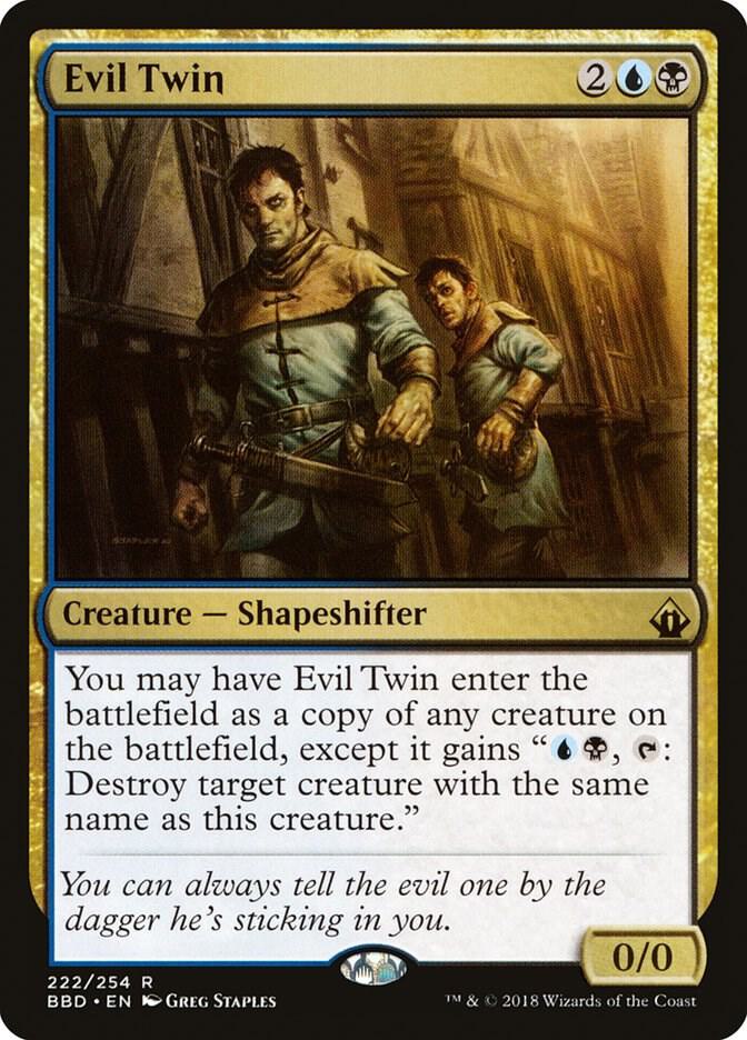 Evil Twin 222 card from Battlebond