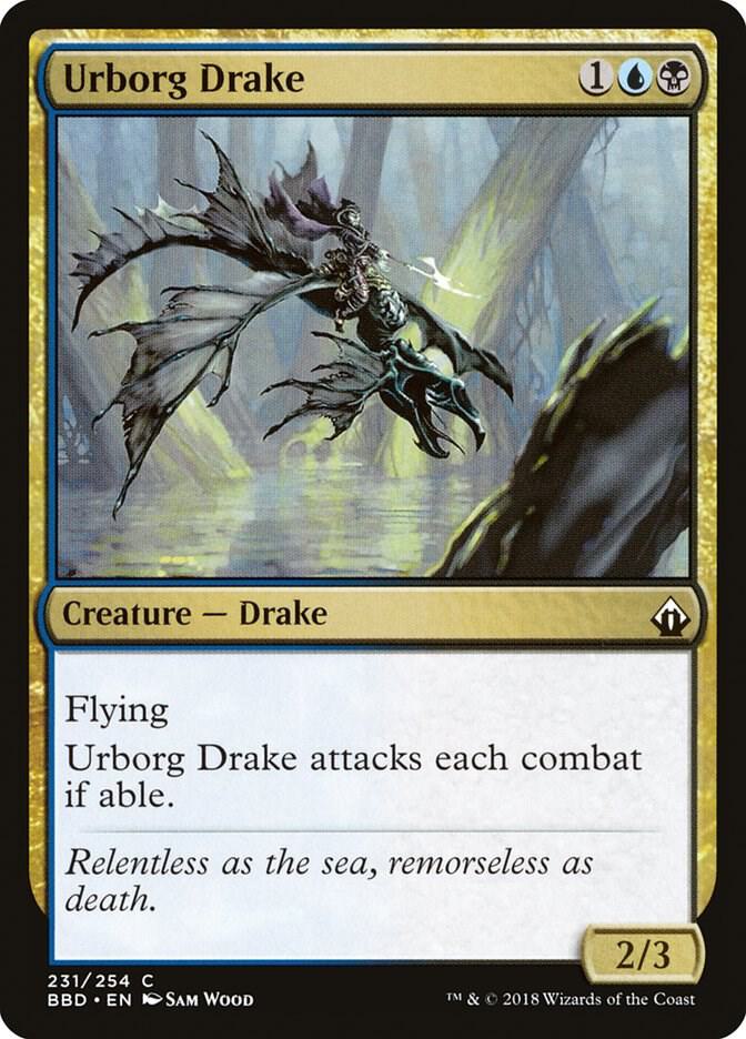 Urborg Drake 231 card from Battlebond