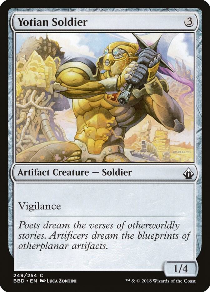 Yotian Soldier 249 card from Battlebond