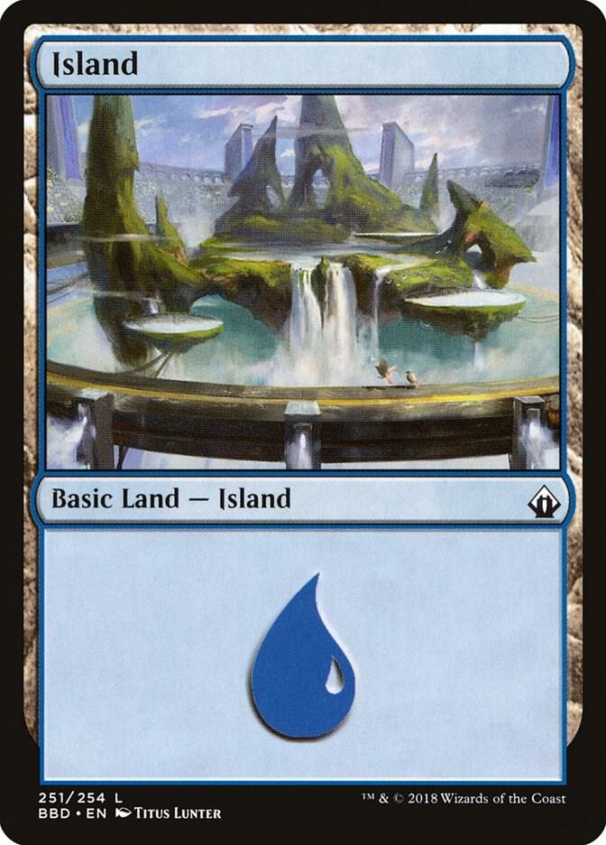 Island 251 card from Battlebond