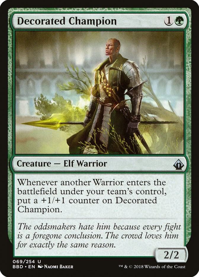 Decorated Champion 69 card from Battlebond