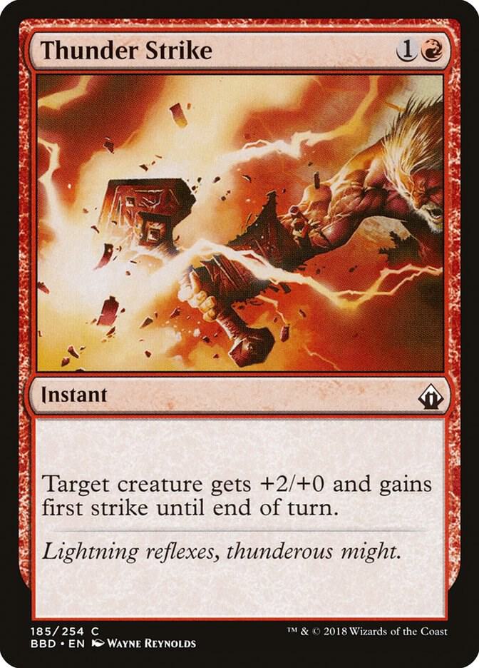 Thunder Strike 185 card from Battlebond