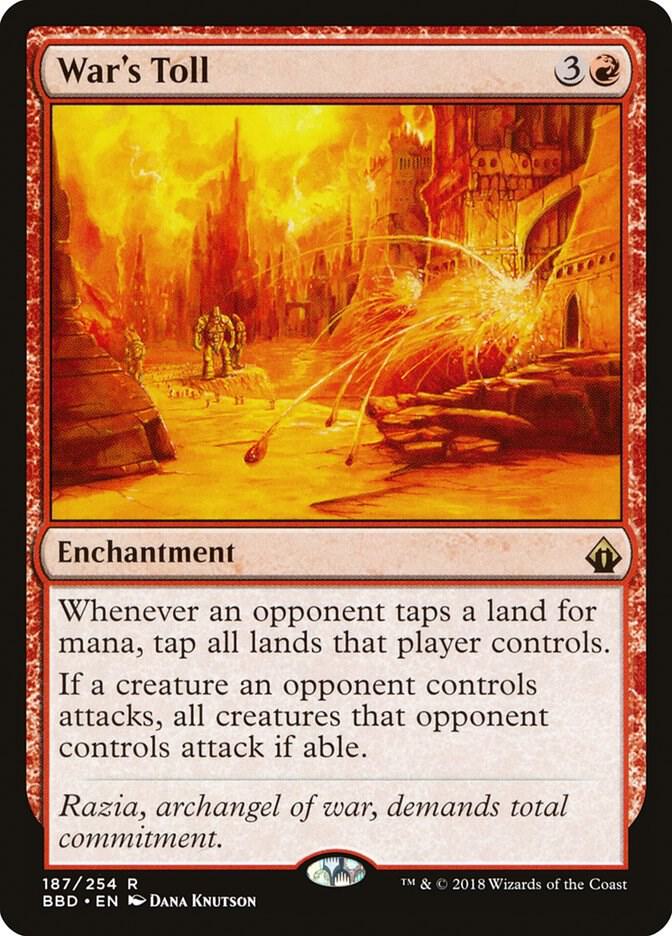 War's Toll 187 card from Battlebond