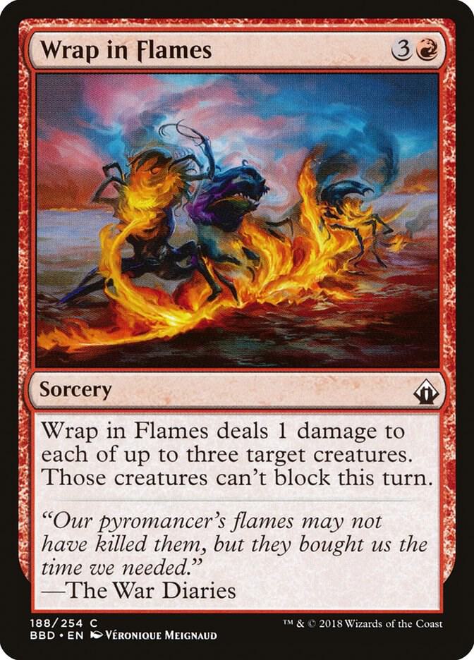Wrap in Flames 188 card from Battlebond