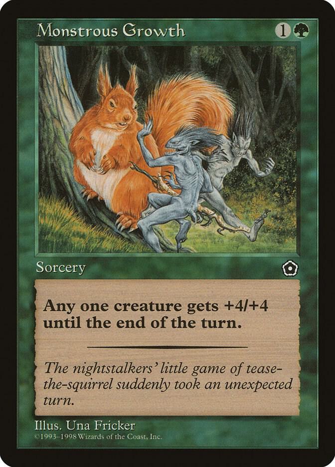 Monstrous Growth card from Portal Second Age