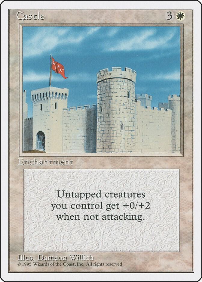Castle card from Fourth Edition