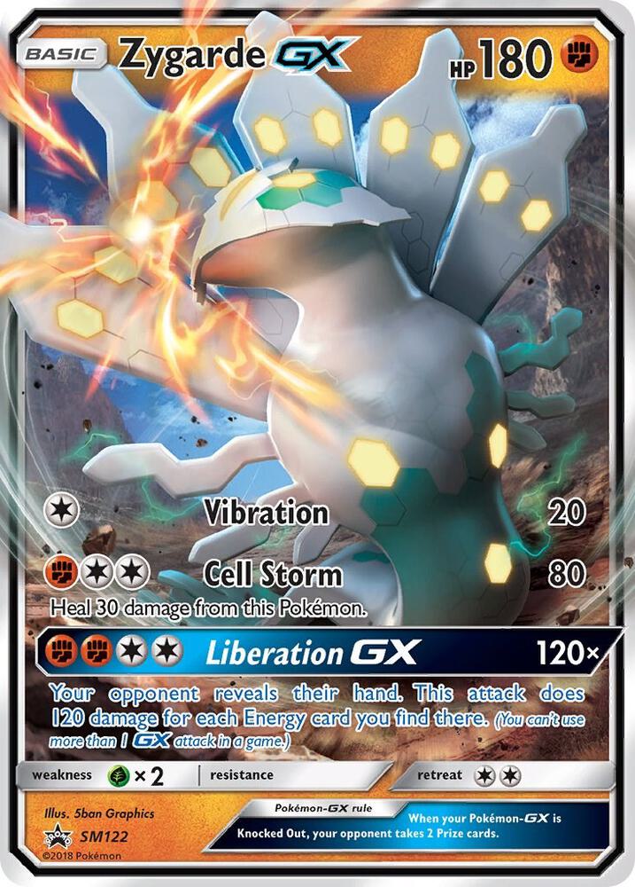 Zygarde GX SM122 card from SM Promos