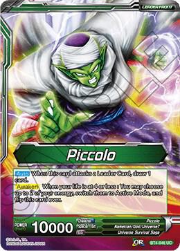 Piccolo // Piccolo, Kami's Successor BT4-046 card from Colossal Warfare