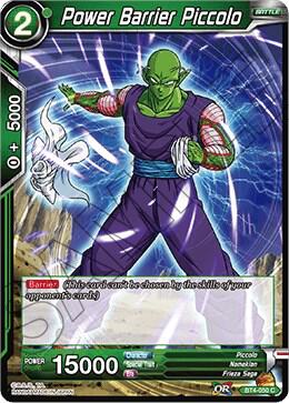 Power Barrier Piccolo BT4-050 card from Colossal Warfare
