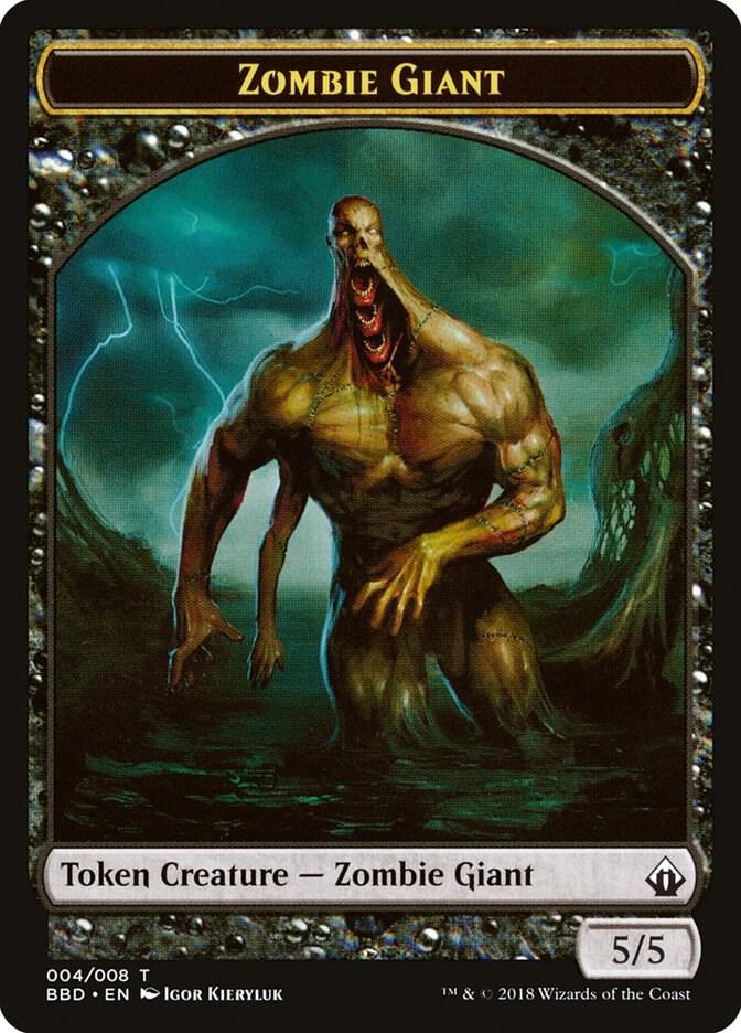 Zombie Giant Token 4 card from Battlebond