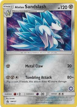 Alolan Sandslash (30) SM127 card from SM Trainer Kit: Alolan Sandslash & Alolan Ninetales