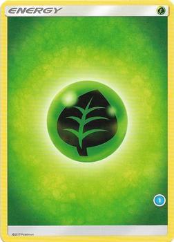 Grass Energy (1) card from SM Trainer Kit: Alolan Sandslash & Alolan Ninetales