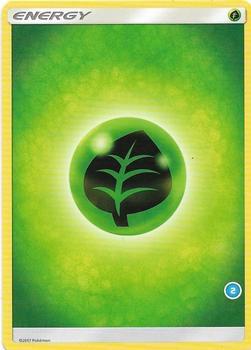 Grass Energy (2) card from SM Trainer Kit: Alolan Sandslash & Alolan Ninetales