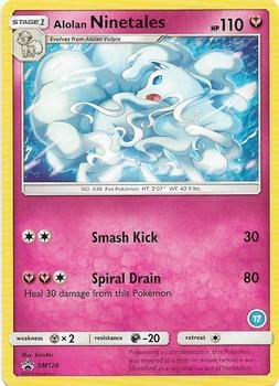 Alolan Ninetales (17) SM128 card from SM Trainer Kit: Alolan Sandslash & Alolan Ninetales