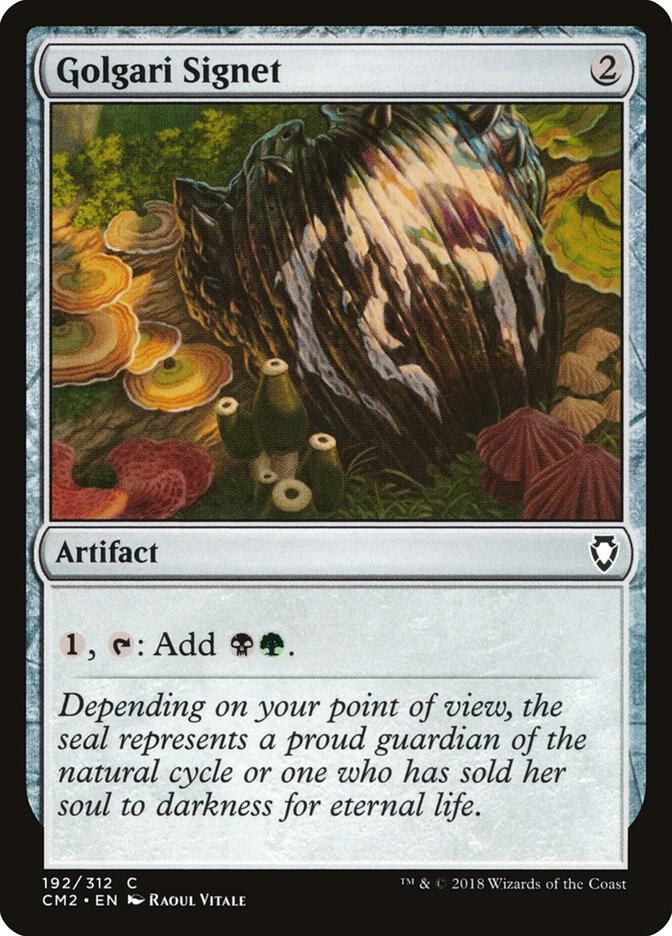 Golgari Signet 192 card from Commander Anthology Volume II