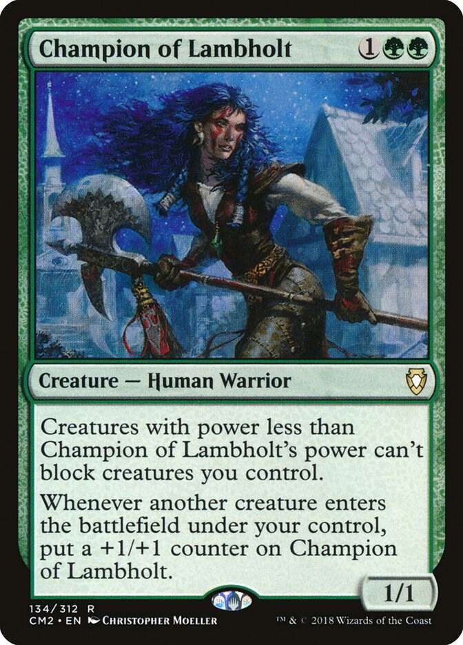 Champion of Lambholt 134 card from Commander Anthology Volume II