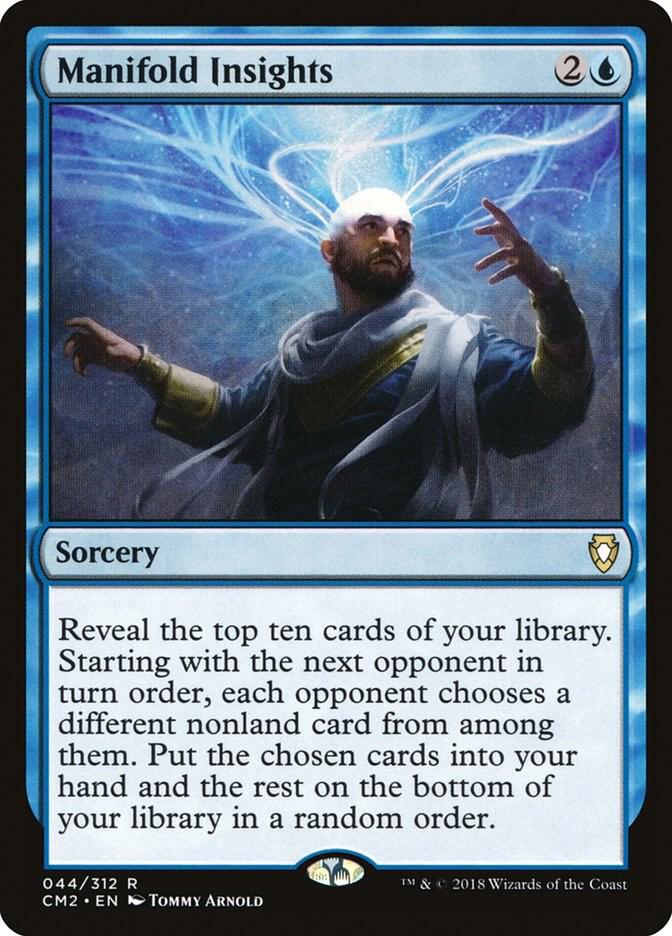 Manifold Insights 44 card from Commander Anthology Volume II