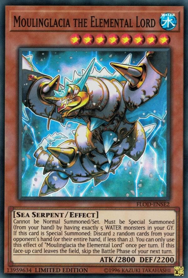 Moulinglacia the Elemental Lord FLOD-ENSE2 card from Flames of Destruction