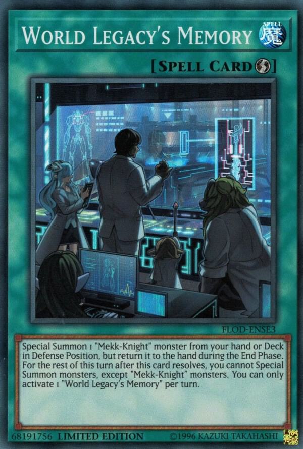 World Legacy's Memory FLOD-ENSE3 card from Flames of Destruction