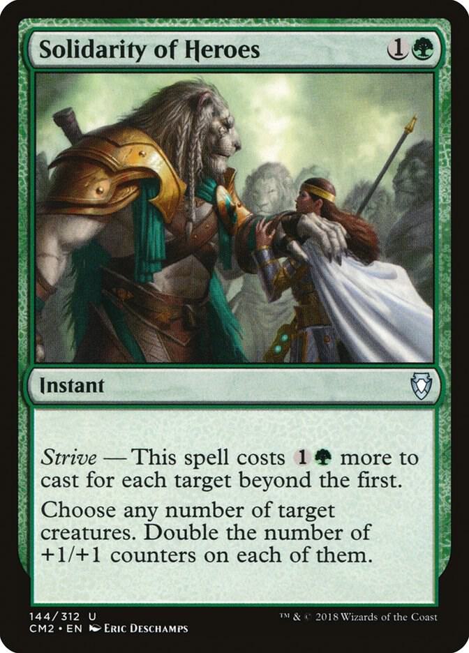 Solidarity of Heroes 144 card from Commander Anthology Volume II