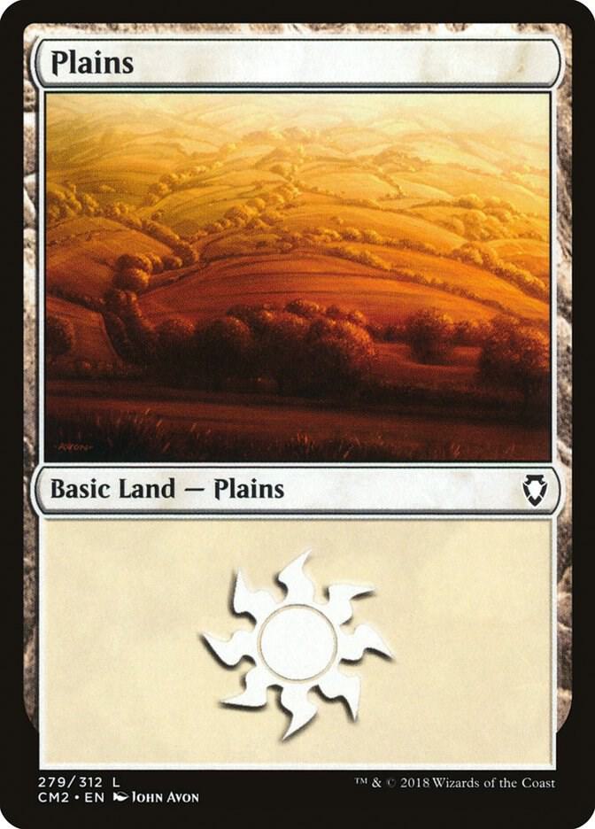 Plains 279 card from Commander Anthology Volume II