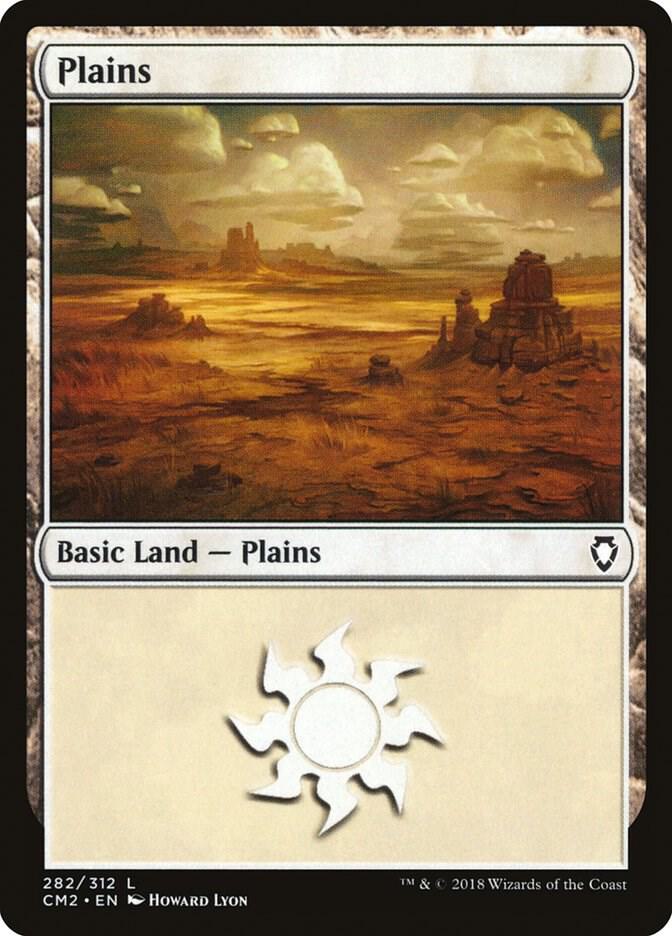 Plains 282 card from Commander Anthology Volume II