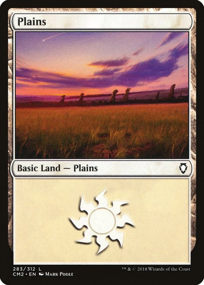 Plains 283 card from Commander Anthology Volume II