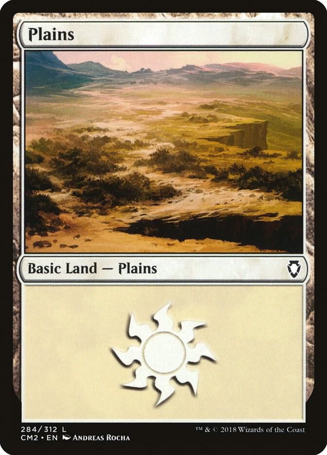 Plains 284 card from Commander Anthology Volume II