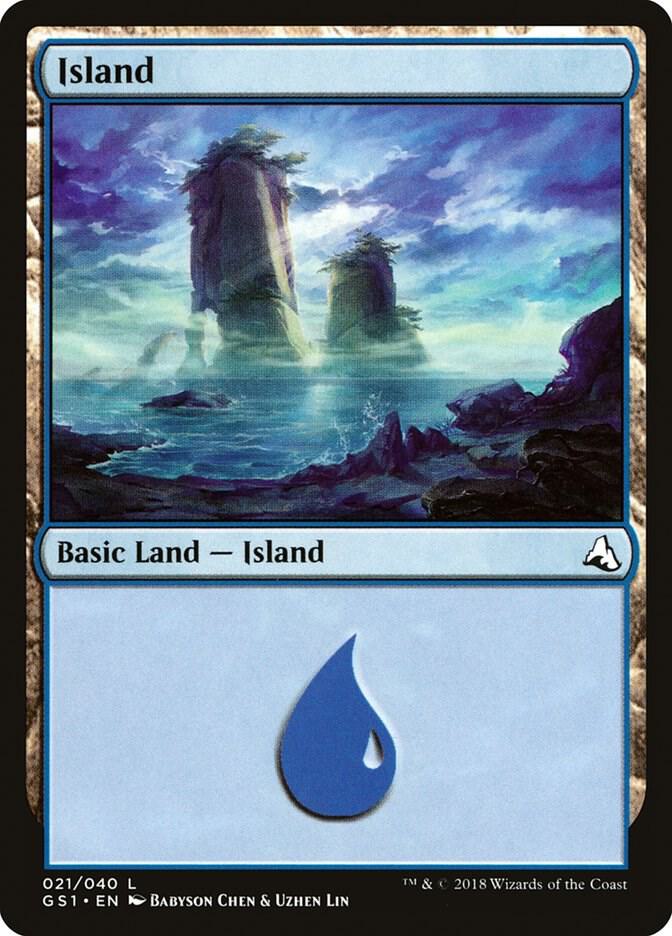 Island 21 card from Global Series Jiang Yanggu & Mu Yanling