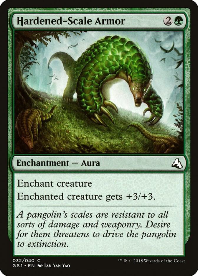Hardened-Scale Armor 32 card from Global Series Jiang Yanggu & Mu Yanling