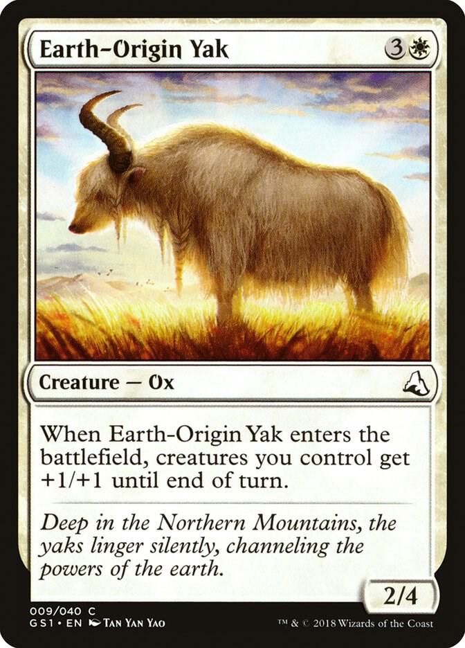 Earth-Origin Yak 9 card from Global Series Jiang Yanggu & Mu Yanling