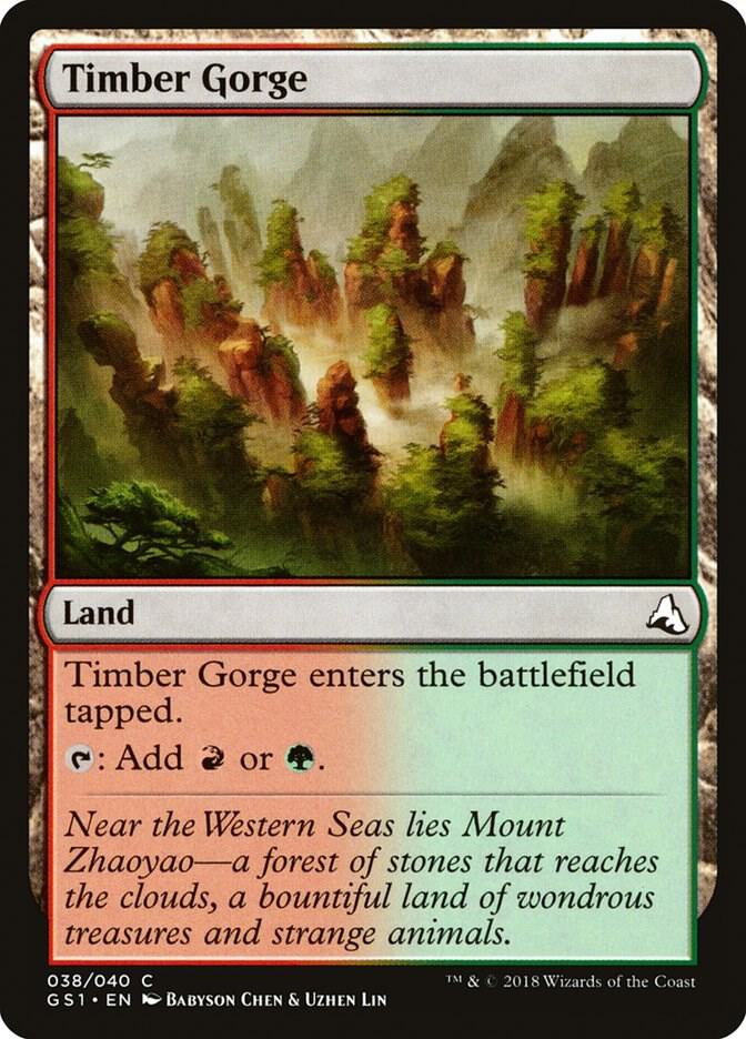Timber Gorge 38 card from Global Series Jiang Yanggu & Mu Yanling