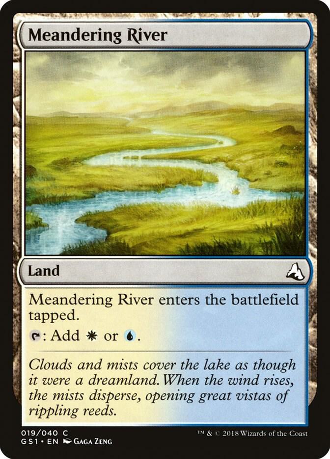 Meandering River 19 card from Global Series Jiang Yanggu & Mu Yanling