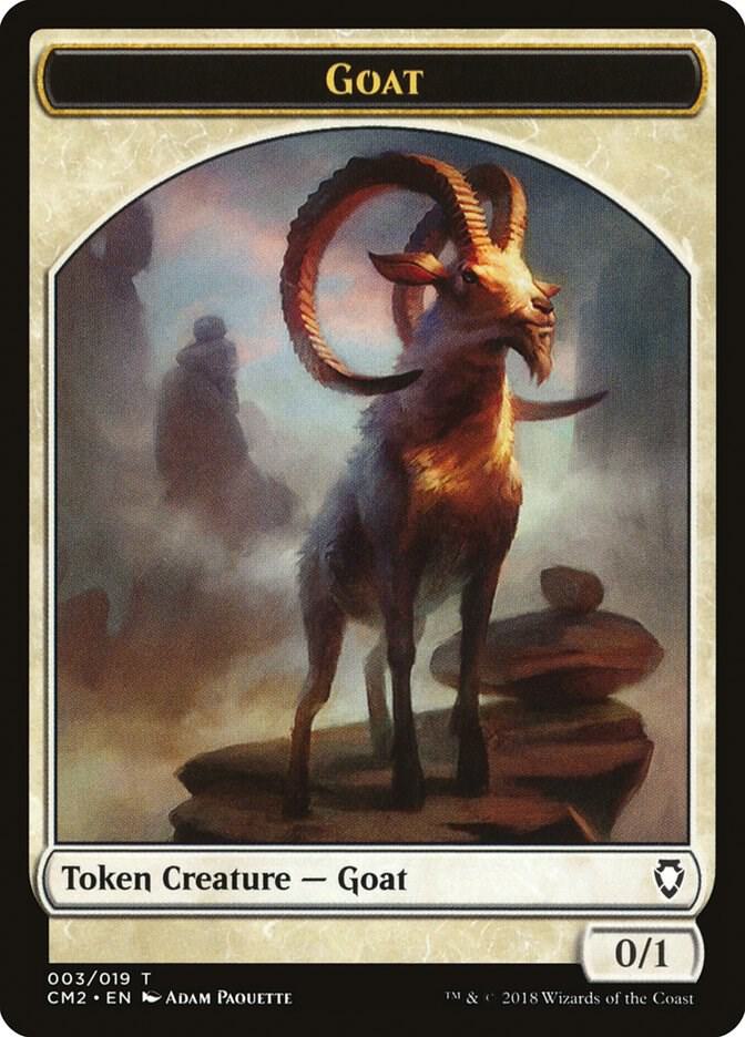 Goat Token 3 card from Commander Anthology Volume II