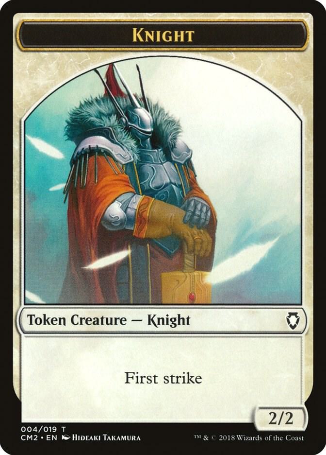 Knight Token 4 card from Commander Anthology Volume II