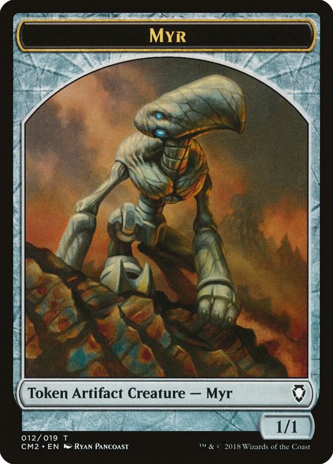 Myr Token 12 card from Commander Anthology Volume II