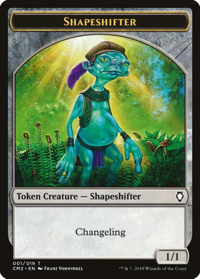 Shapeshifter Token 1 card from Commander Anthology Volume II