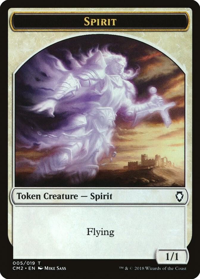 Spirit Token 5 card from Commander Anthology Volume II