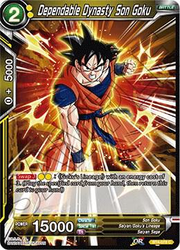 Dependable Dynasty Son Goku BT4-078 card from Colossal Warfare
