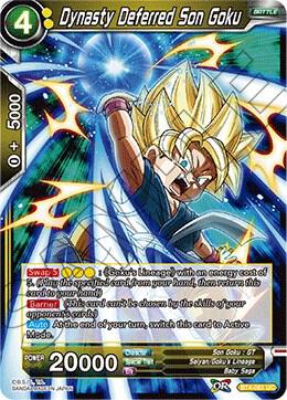 Dynasty Deferred Son Goku BT4-081 card from Colossal Warfare