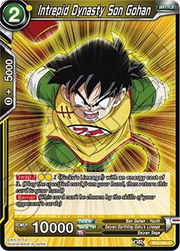 Intrepid Dynasty Son Gohan BT4-084 card from Colossal Warfare