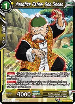 Adoptive Father Son Gohan BT4-091 card from Colossal Warfare