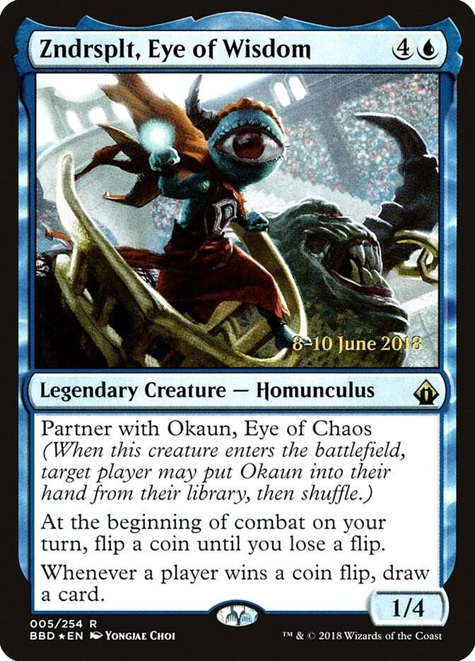 Zndrsplt, Eye of Wisdom 5 card from Launch Party & Release Event Promos