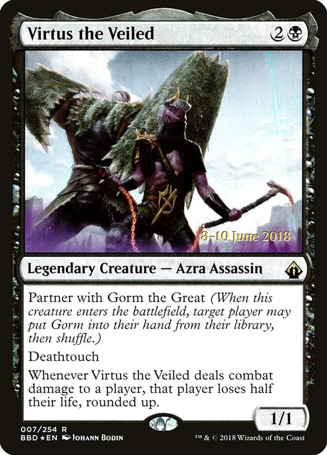 Virtus the Veiled 7 card from Launch Party & Release Event Promos