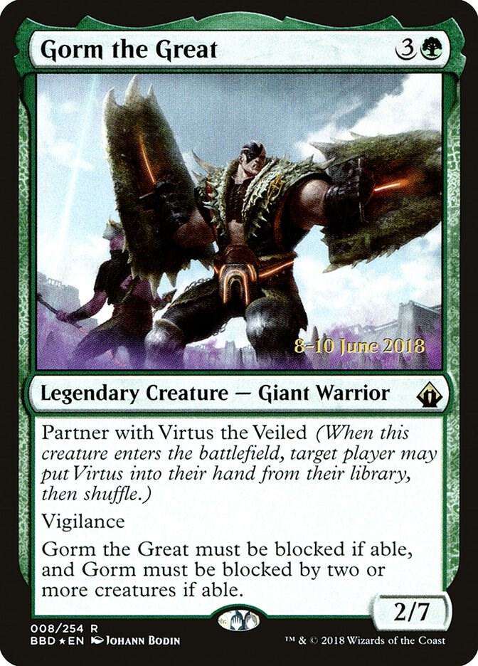 Gorm the Great 8 card from Launch Party & Release Event Promos