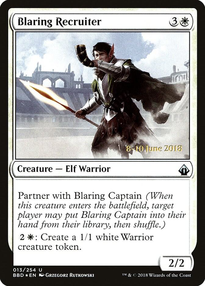 Blaring Recruiter 13 card from Launch Party & Release Event Promos
